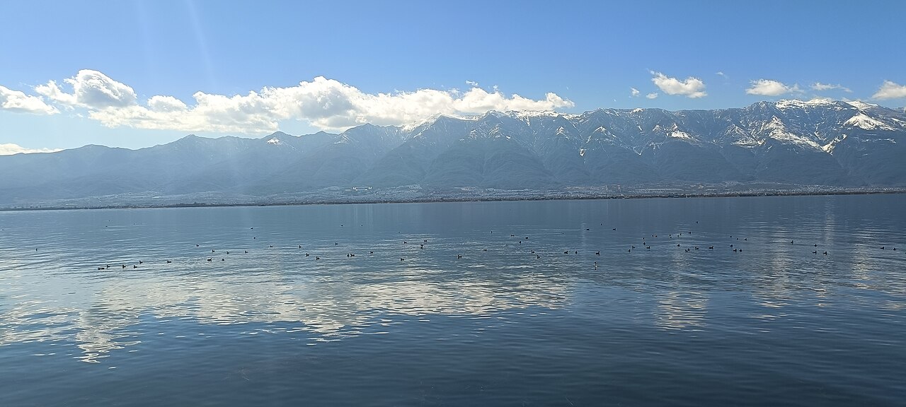 Erhai Lake and Cangshan Mountain in Dali